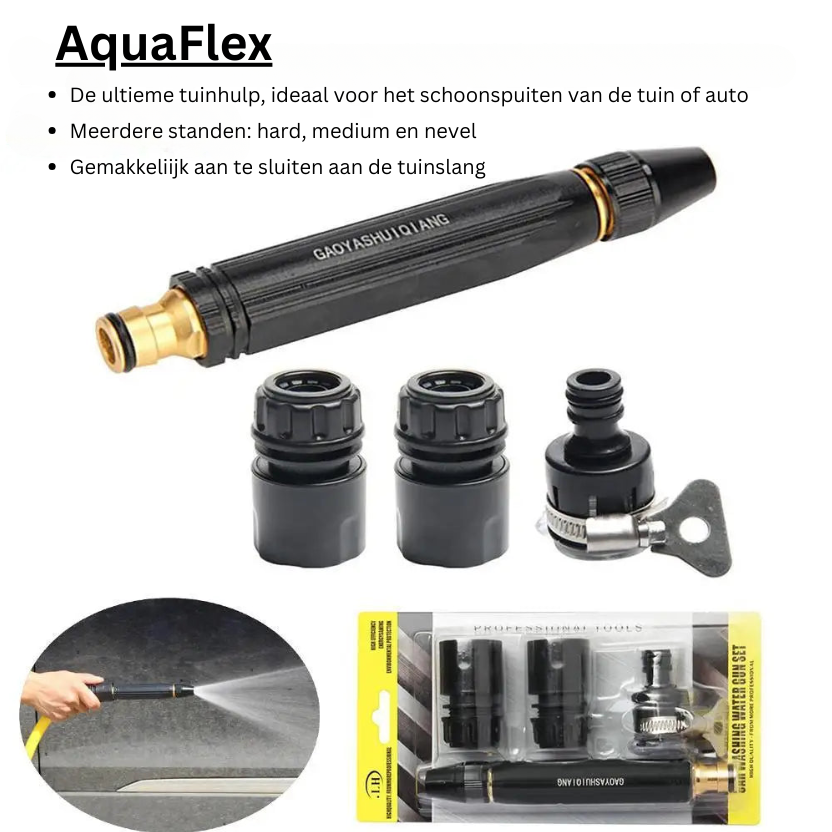 AquaFlex™ | Voor een schone tuin en auto