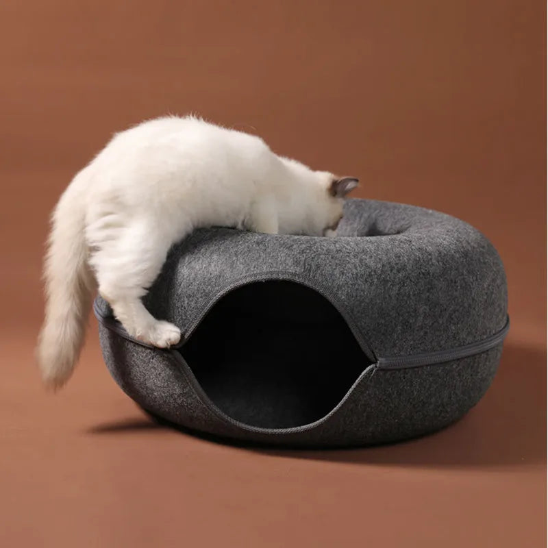 Cat Dream Donut™ | Zachte Slaap, Actief Spelen